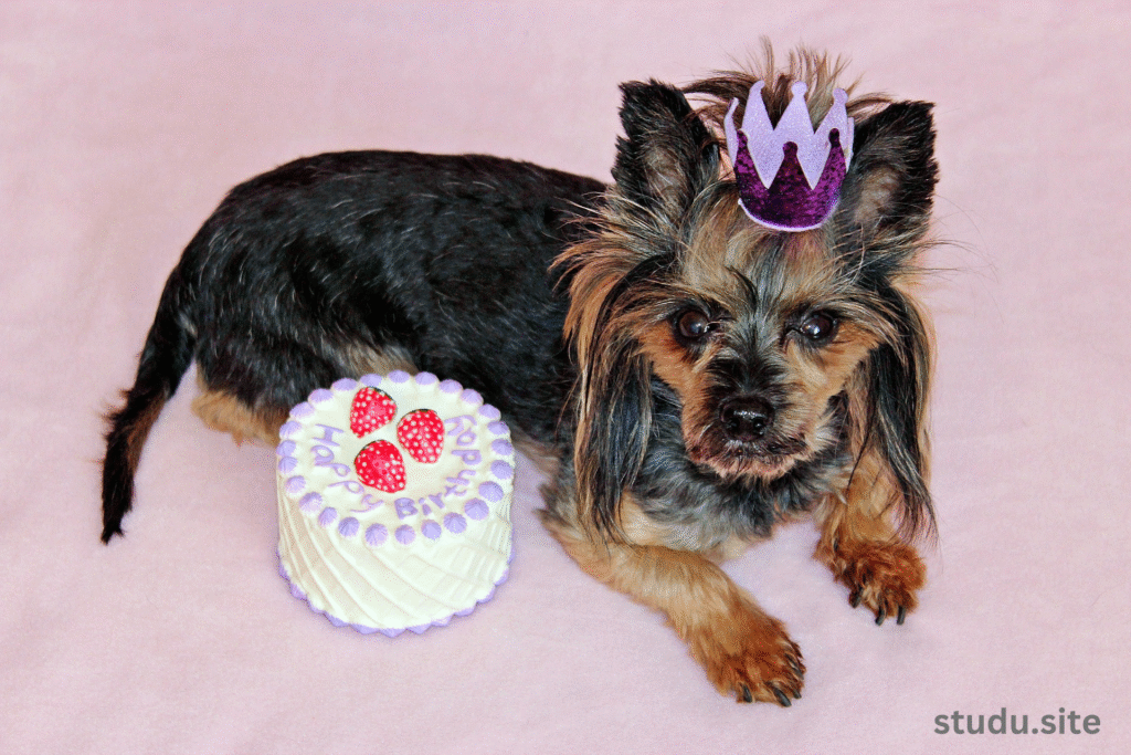 dog birthday cake